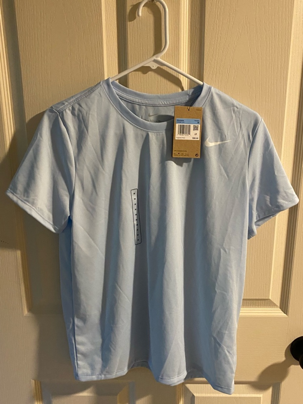 Nike Women’s Light Blue Short Sleeve Performance Tee